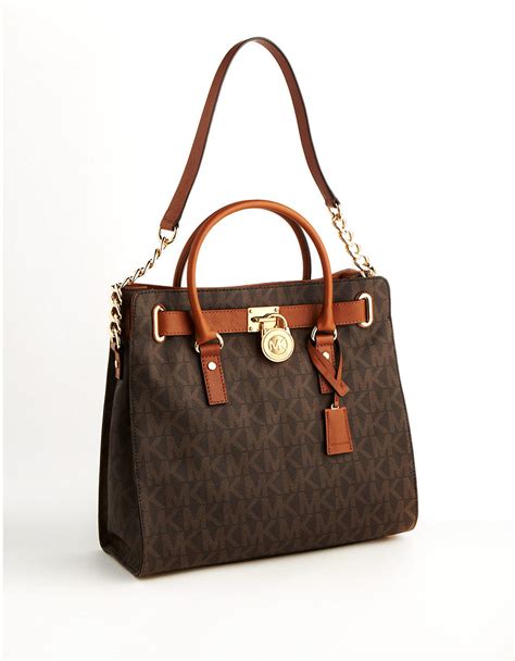 michael kors braune tasche hamilton|michael kors hamilton.